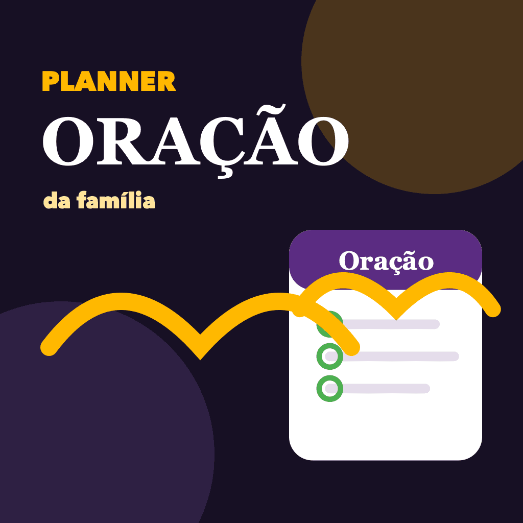 Capa do Planner de Oração em Família